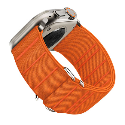 Elastic Nylon Band for Apple Watch Breathable Sport Loop Strap.