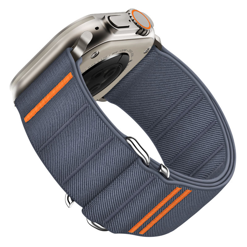 Elastic Nylon Band for Apple Watch Breathable Sport Loop Strap.