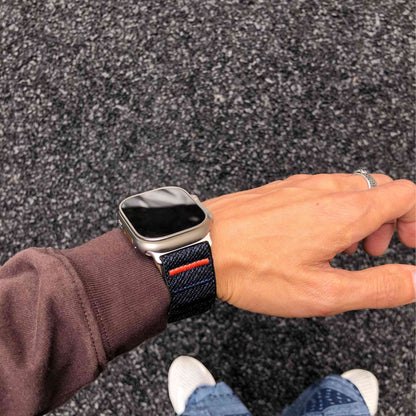 Elastic Nylon Band for Apple Watch Breathable Sport Loop Strap.