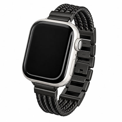 Elegant Four-Strand Rope Bracelet Band for Apple Watch