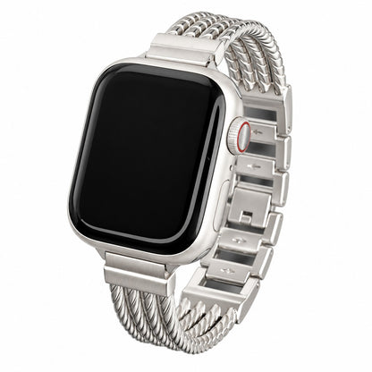 Elegant Four-Strand Rope Bracelet Band for Apple Watch