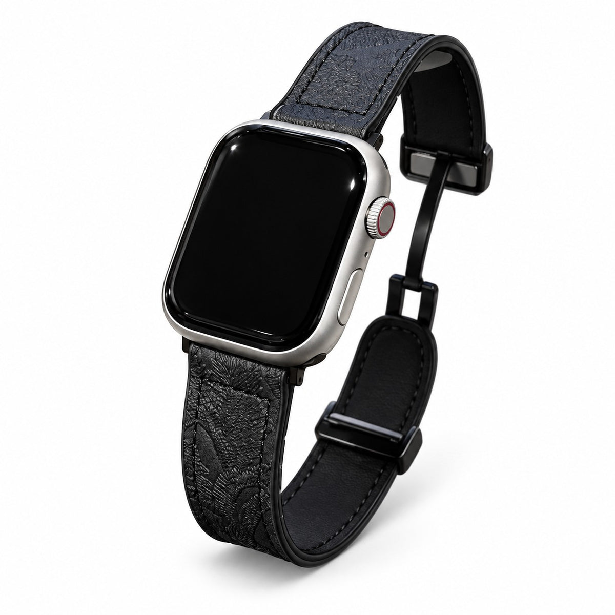 EmbossLuxe Textured Hybrid Band for Apple Watch
