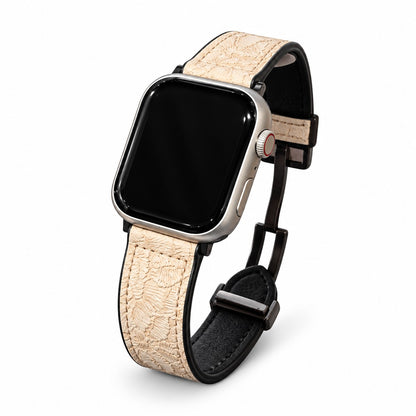 EmbossLuxe Textured Hybrid Band for Apple Watch