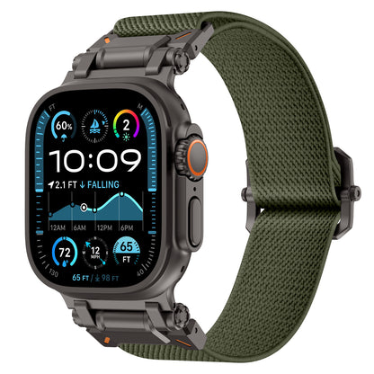 Explorer Style Nylon Band with Metal Connectors for Apple Watch