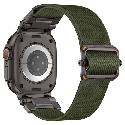 Explorer Style Nylon Band with Metal Connectors for Apple Watch