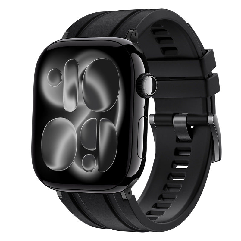 FKM Rubber Waterproof Band for Apple Watch Sport Strap