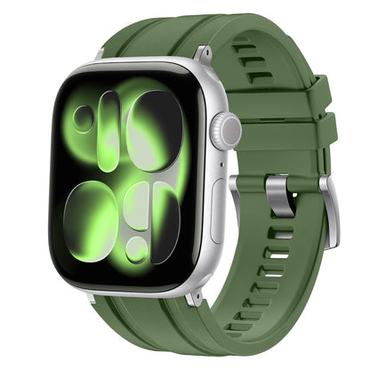 FKM Rubber Waterproof Band for Apple Watch Sport Strap
