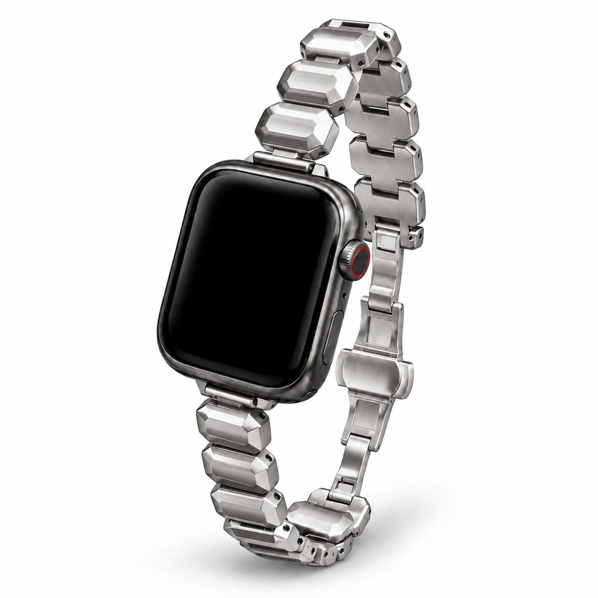 Faceted Cube Metal Band for Apple Watch