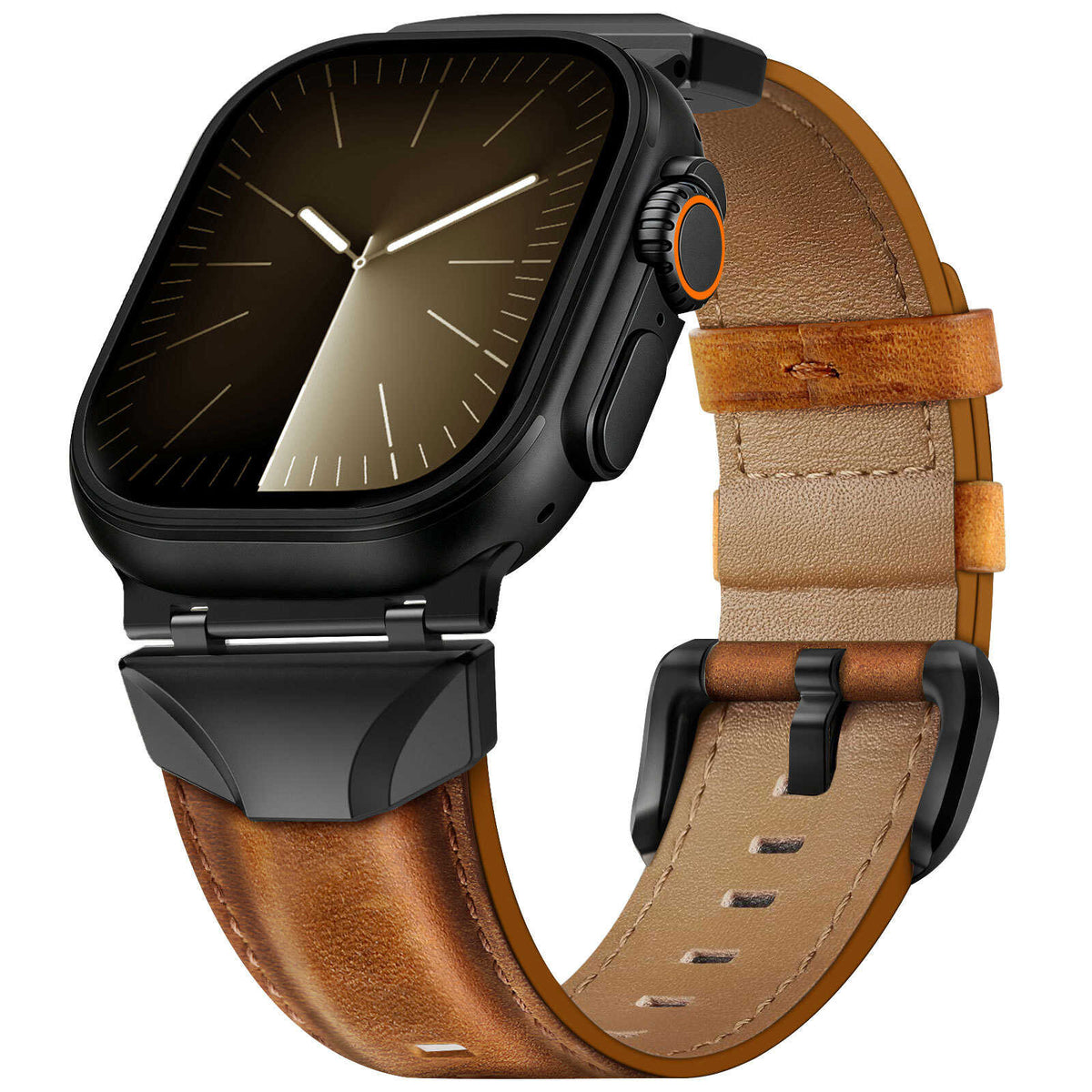 HeritageRidge Crazy Horse Leather Band for Apple Watch