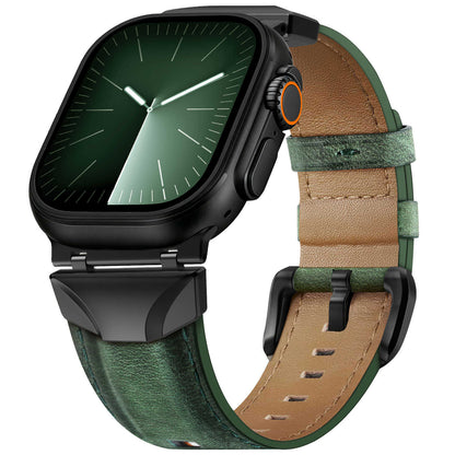 HeritageRidge Crazy Horse Leather Band for Apple Watch