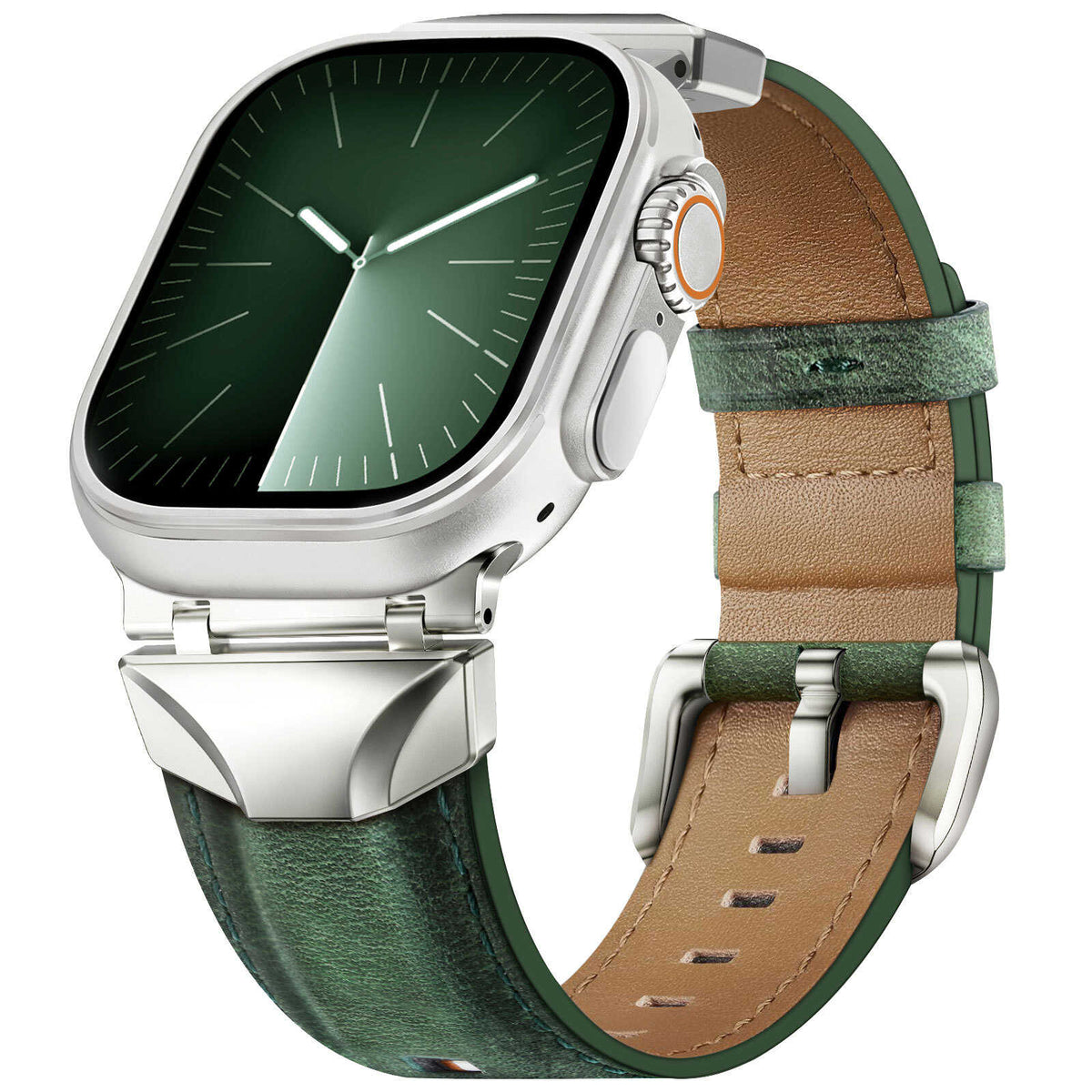 HeritageRidge Crazy Horse Leather Band for Apple Watch