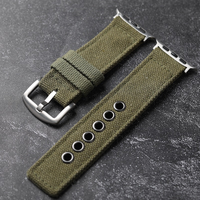Heritage Rugged Canvas Band for Apple Watch.