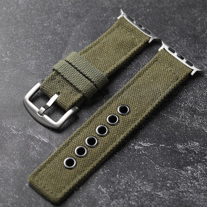 Heritage Rugged Canvas Band for Apple Watch.