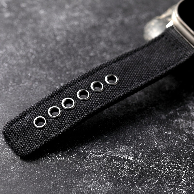 Heritage Rugged Canvas Band for Apple Watch.