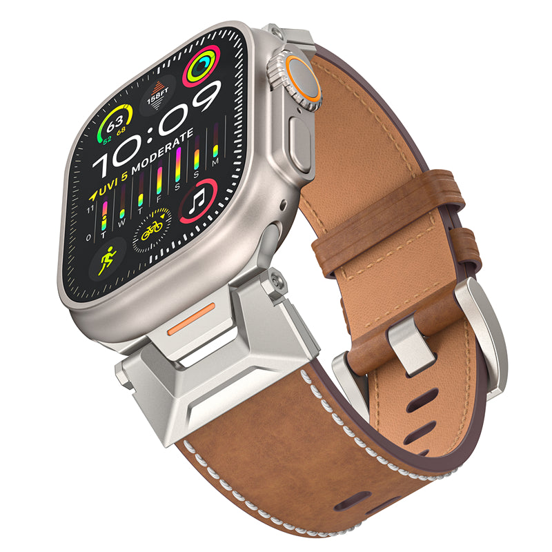 Hybrid Leather Band for Apple Watch – Functional & Stylish Design