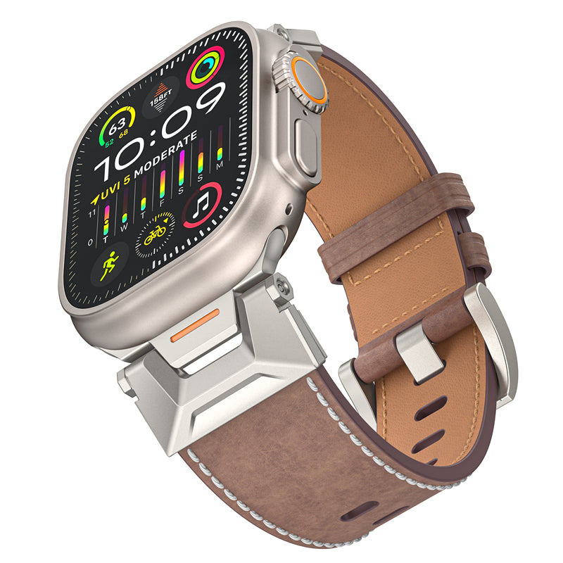 Hybrid Leather Band for Apple Watch – Functional & Stylish Design