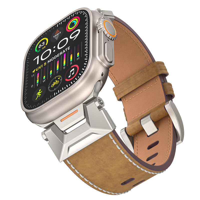 Hybrid Leather Band for Apple Watch – Functional & Stylish Design
