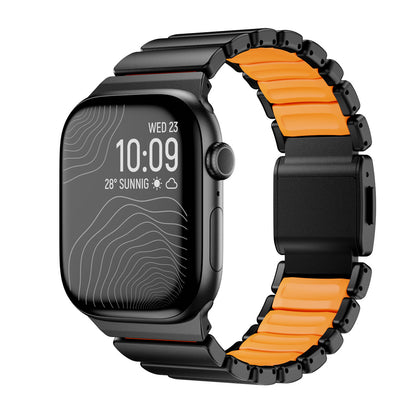 Hybrid Metal & Rubber Band for Apple Watch