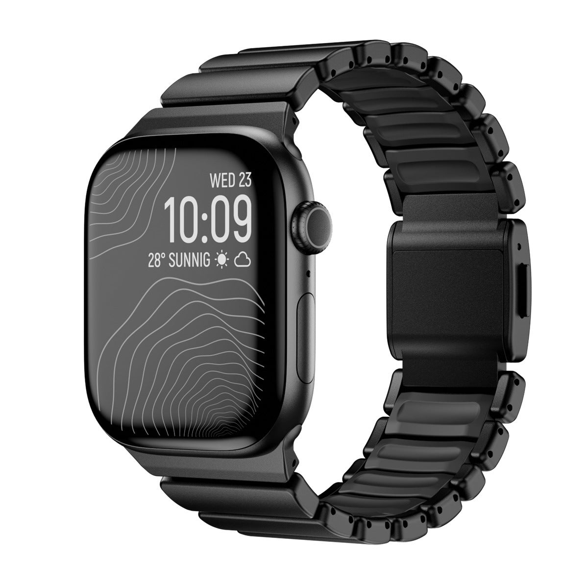 Hybrid Metal & Rubber Band for Apple Watch