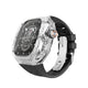 Clear-Black-Silver Clasp