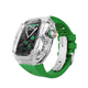 Clear-Green-Silver Clasp