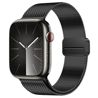 Integrated Dual-Magnetic Milanese Band for Apple Watch