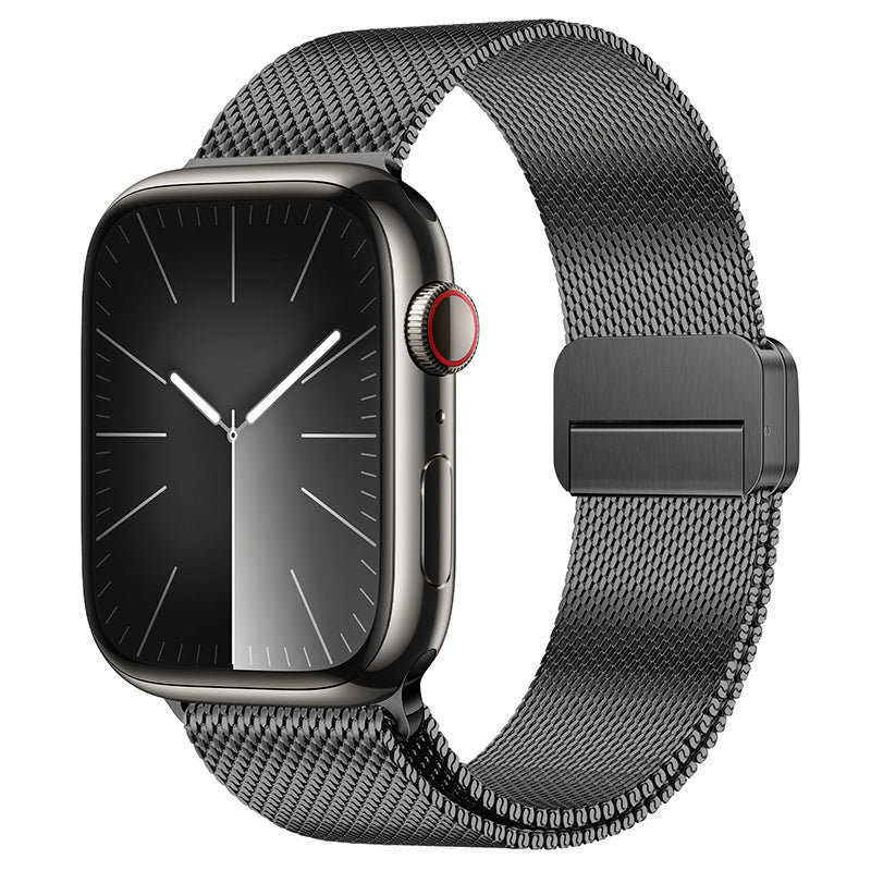 Integrated Dual-Magnetic Milanese Band for Apple Watch