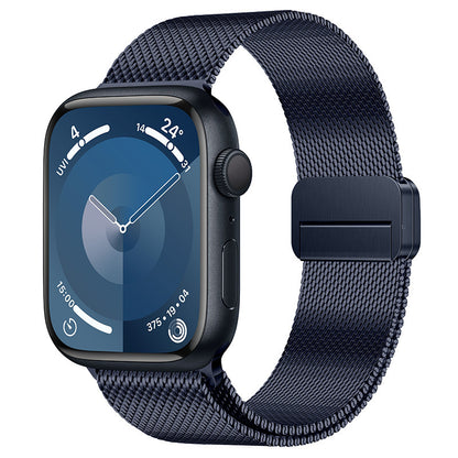 Integrated Dual-Magnetic Milanese Band for Apple Watch