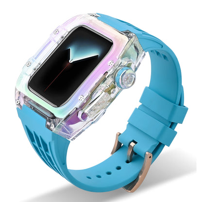 Iridescent Fluoro Rubber Case Band for Apple Watch