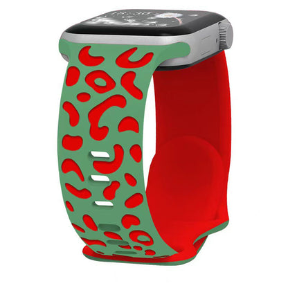 Leopard Duo 3D Silicone Band for Apple Watch