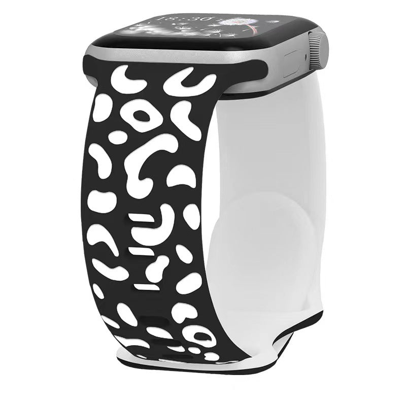 Leopard Duo 3D Silicone Band for Apple Watch
