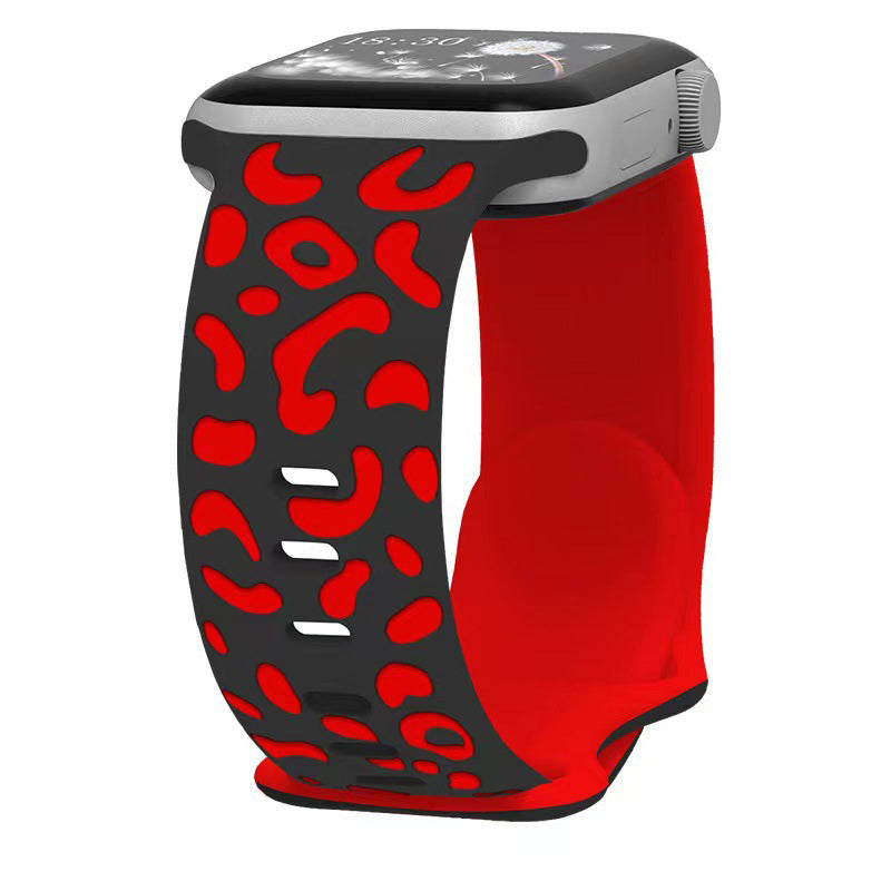 Leopard Duo 3D Silicone Band for Apple Watch