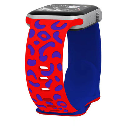 Leopard Duo 3D Silicone Band for Apple Watch