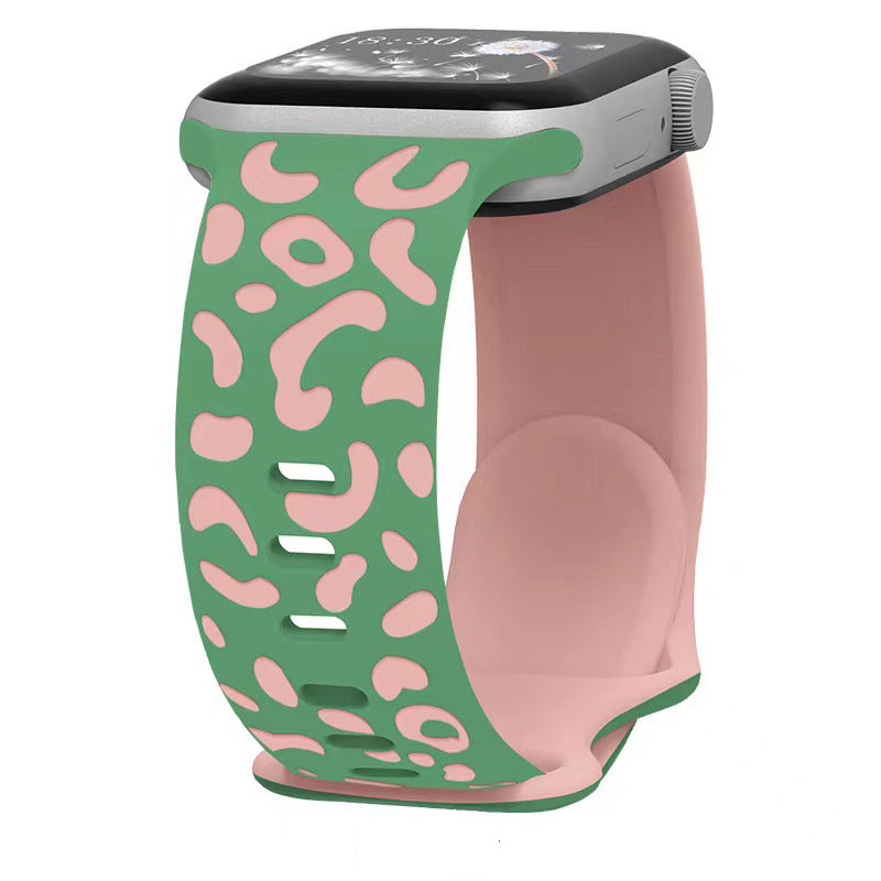 Leopard Duo 3D Silicone Band for Apple Watch