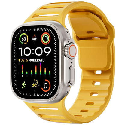 Louvered Silicone Band for Apple Watch – Breathable Sport Strap