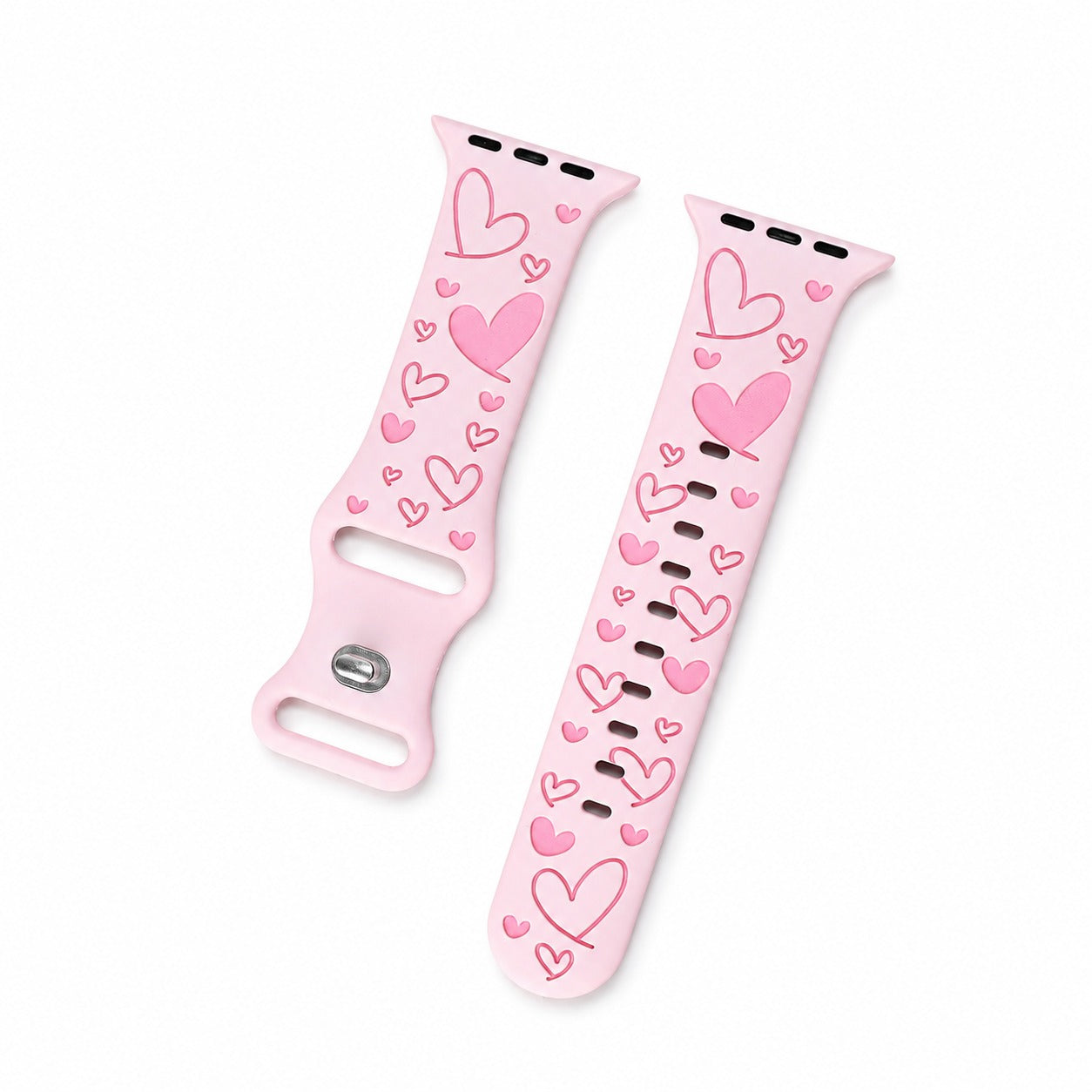 Love Heart Silicone Band for Apple Watch