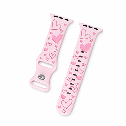 Love Heart Silicone Band for Apple Watch