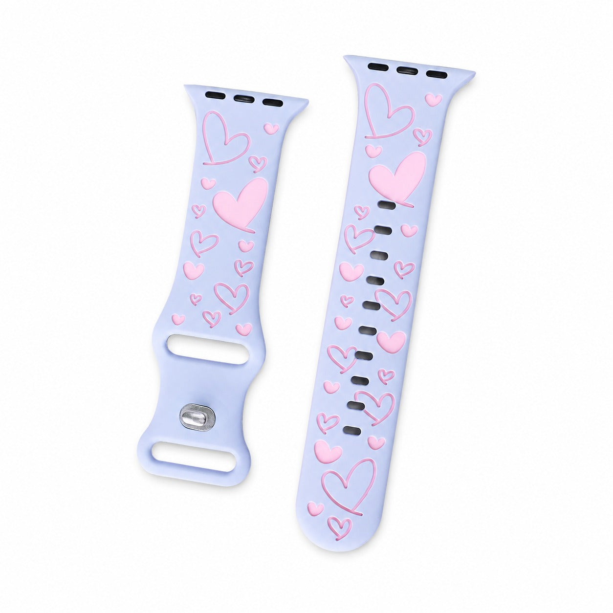 Love Heart Silicone Band for Apple Watch