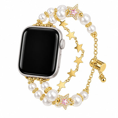 Lucky Star Pearl Bracelet Band for Apple Watch