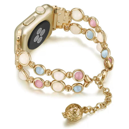 LunaGlow Beaded Jewelry Band for Apple Watch