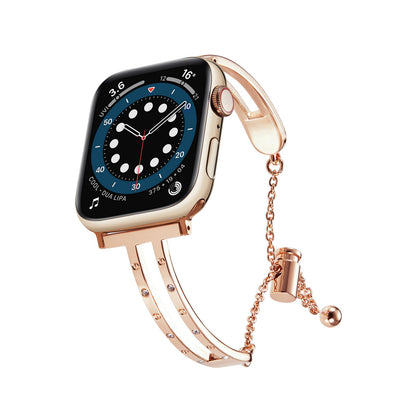 Luxe Crystal Charm Bangle Band for Apple Watch.