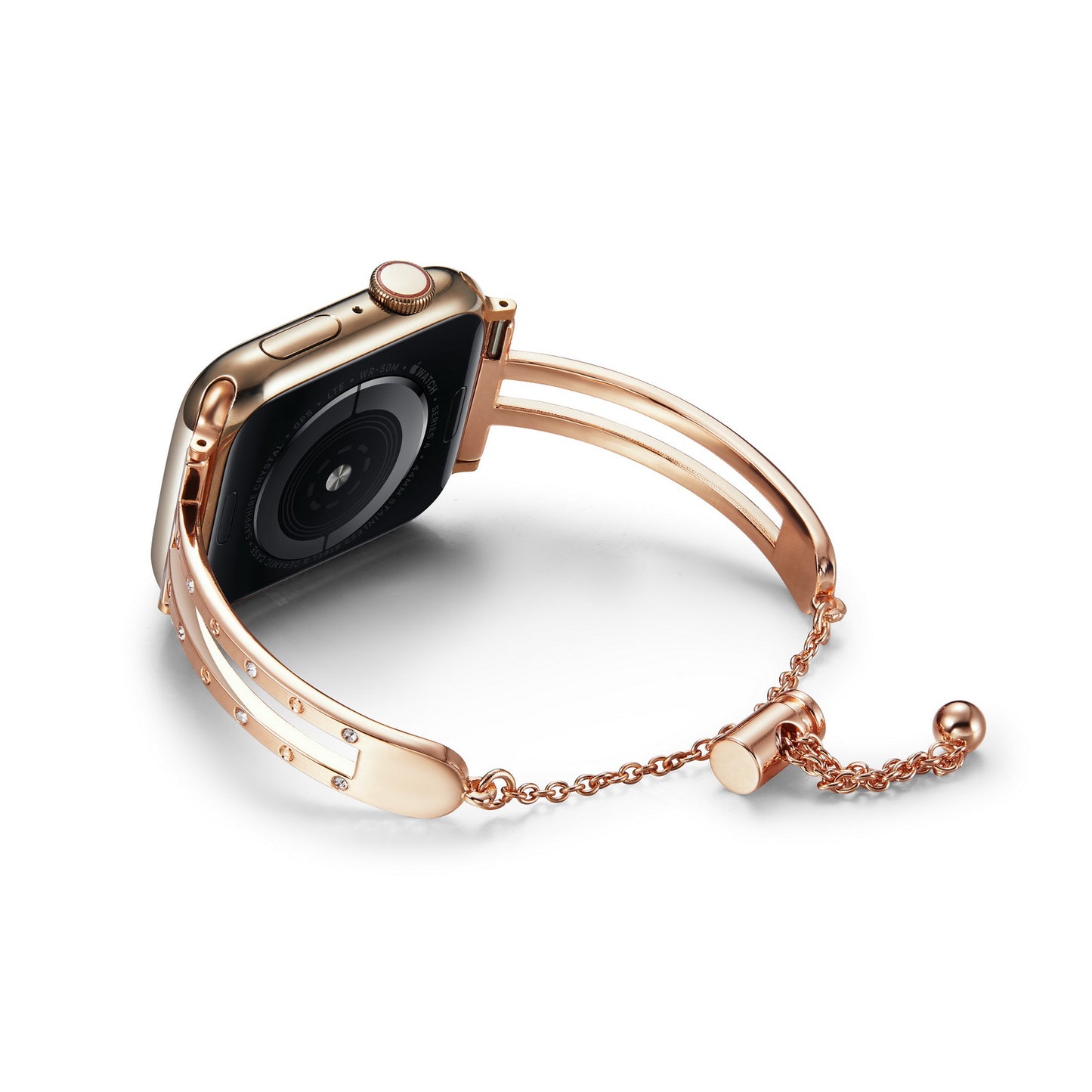 Luxe Crystal Charm Bangle Band for Apple Watch.