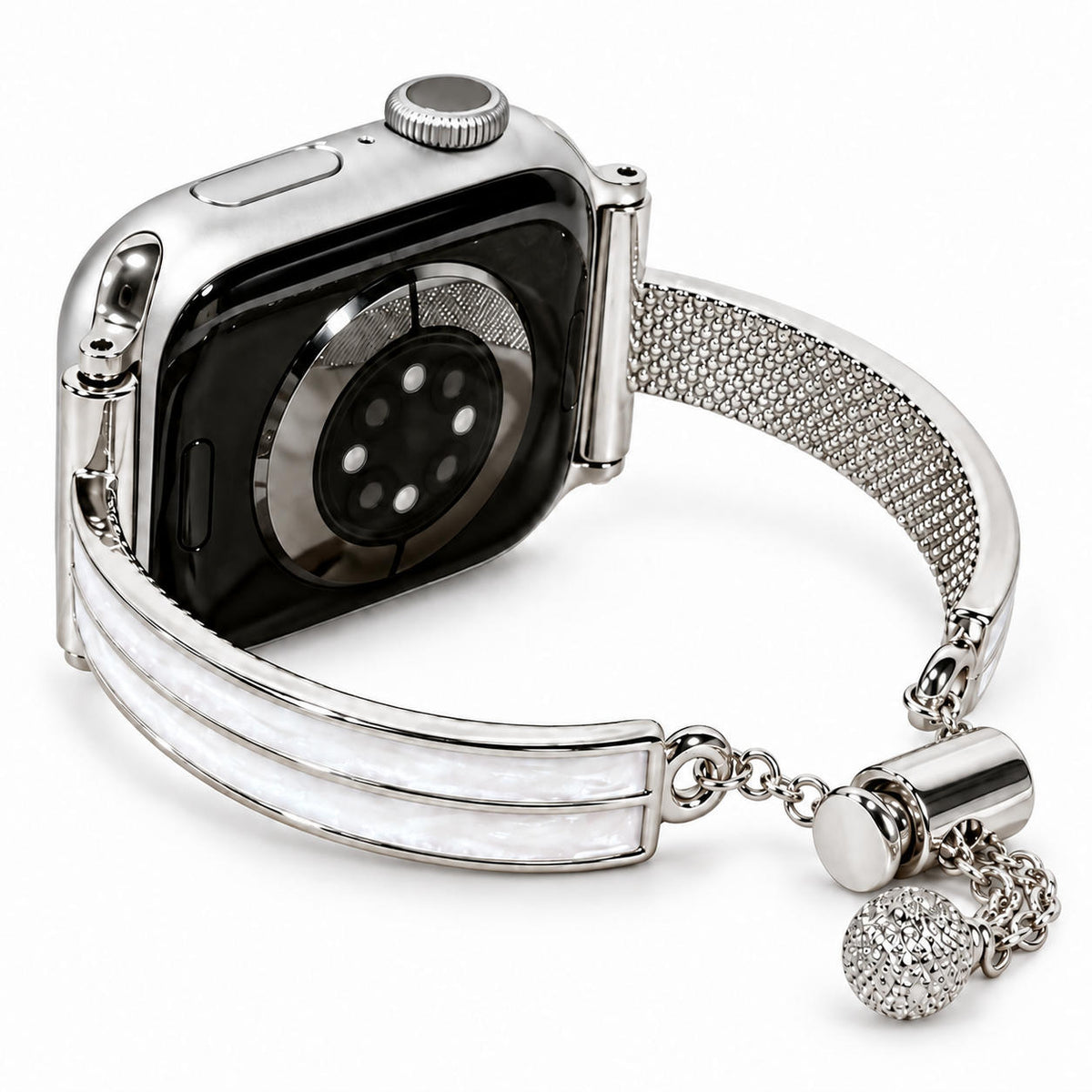 Luxe Resin Inlay Metal Bracelet Band for Apple Watch