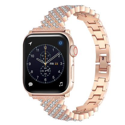 Luxury Crystal Link Band for Apple Watch – Elegant Jewelry Bracelet Strap