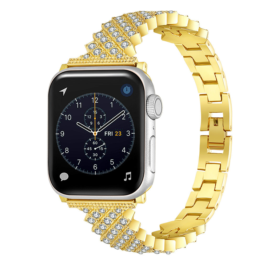 Luxury Crystal Link Band for Apple Watch – Elegant Jewelry Bracelet Strap