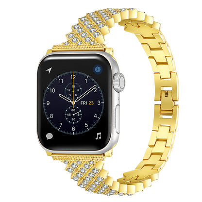 Luxury Crystal Link Band for Apple Watch – Elegant Jewelry Bracelet Strap