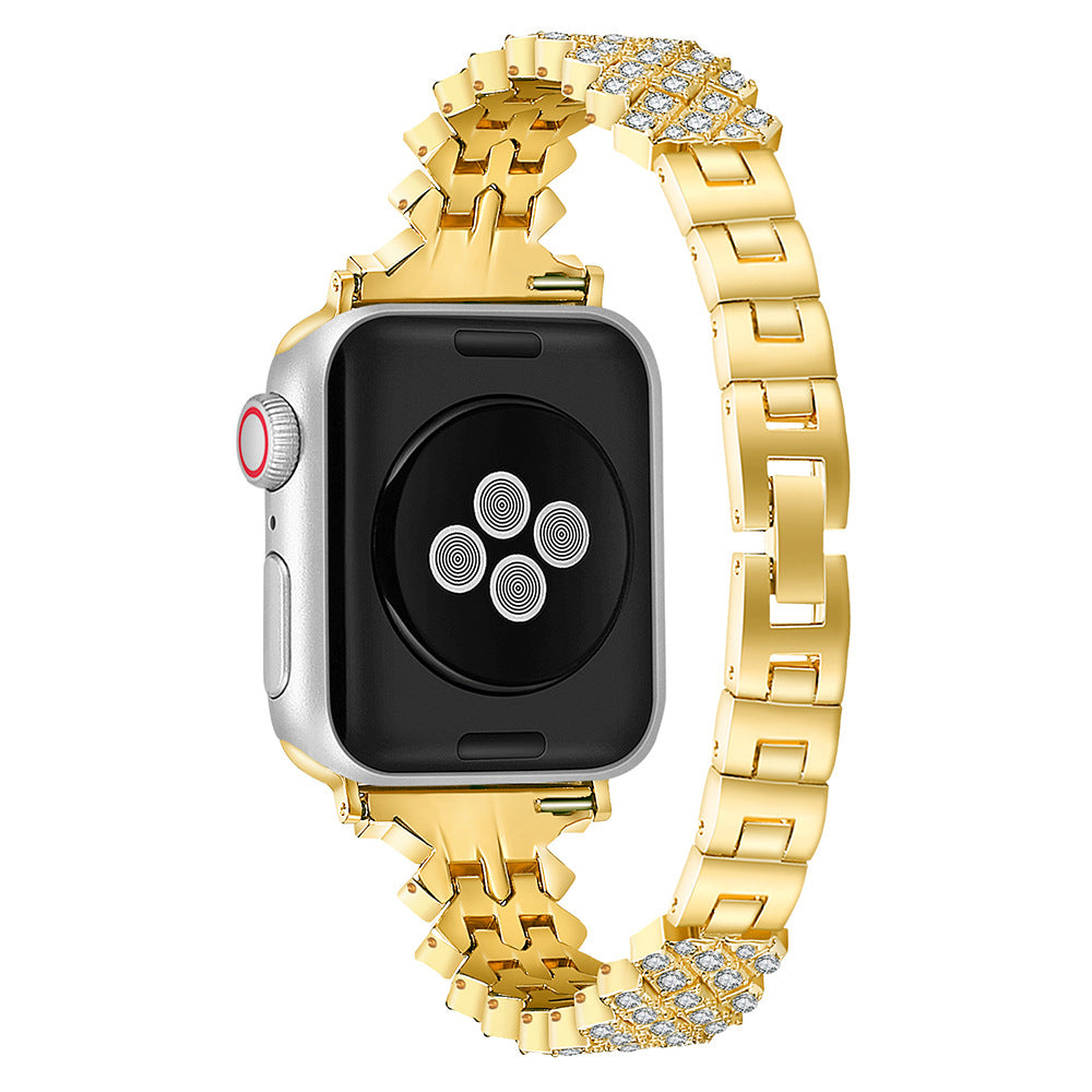 Luxury Crystal Link Band for Apple Watch – Elegant Jewelry Bracelet Strap