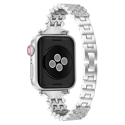 Luxury Crystal Link Band for Apple Watch – Elegant Jewelry Bracelet Strap