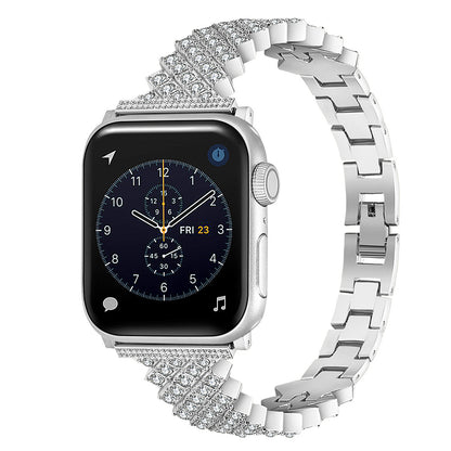 Luxury Crystal Link Band for Apple Watch – Elegant Jewelry Bracelet Strap
