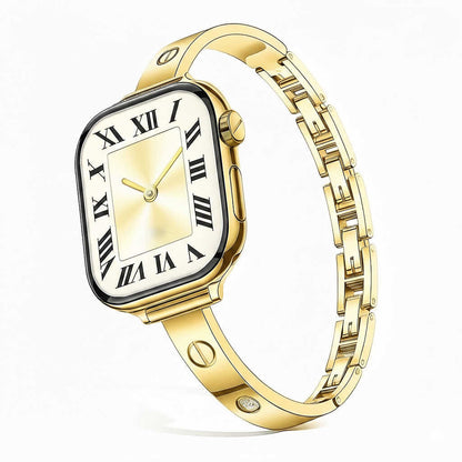Luxury Steel Bangle Band for Apple Watch Elegant Bracelet Design